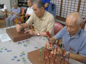 緑の稲は、抜けません。