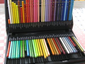 色鉛筆がいっぱい